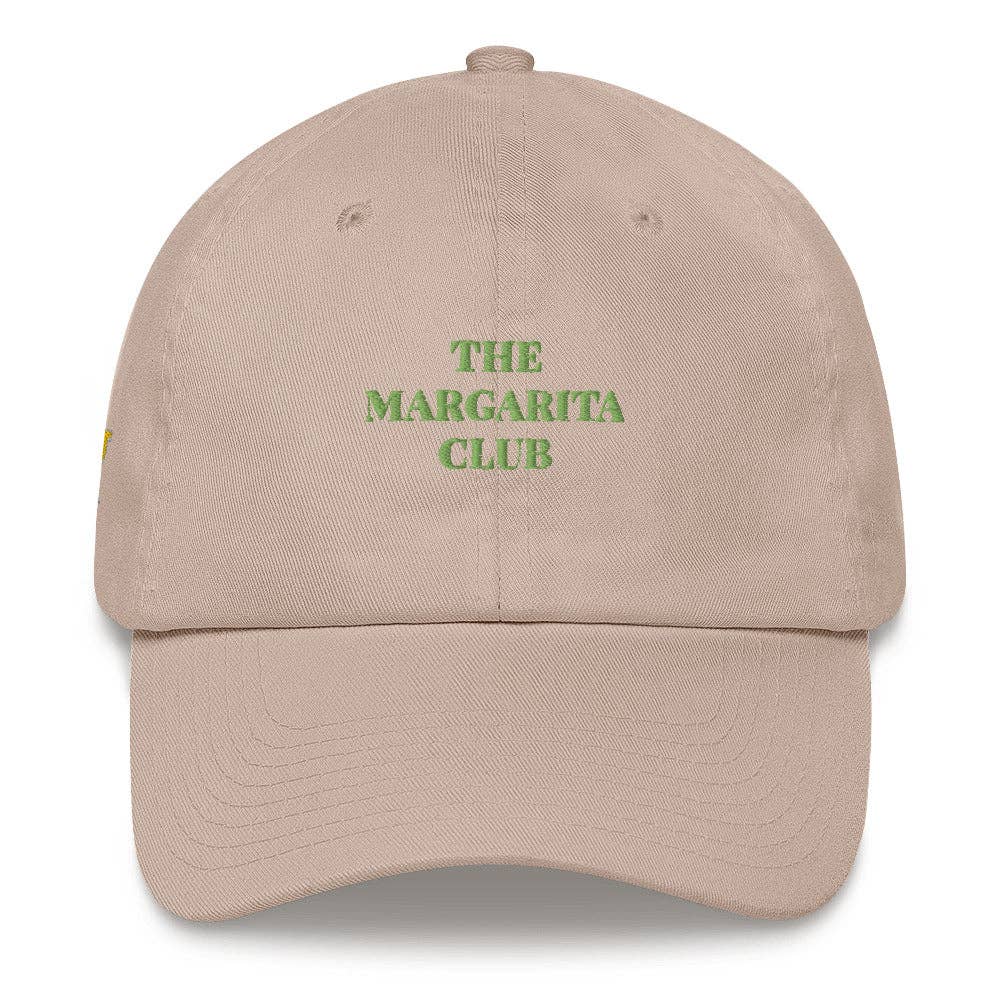 Cappellino dad hat con ricamo “The Margarita Club”
