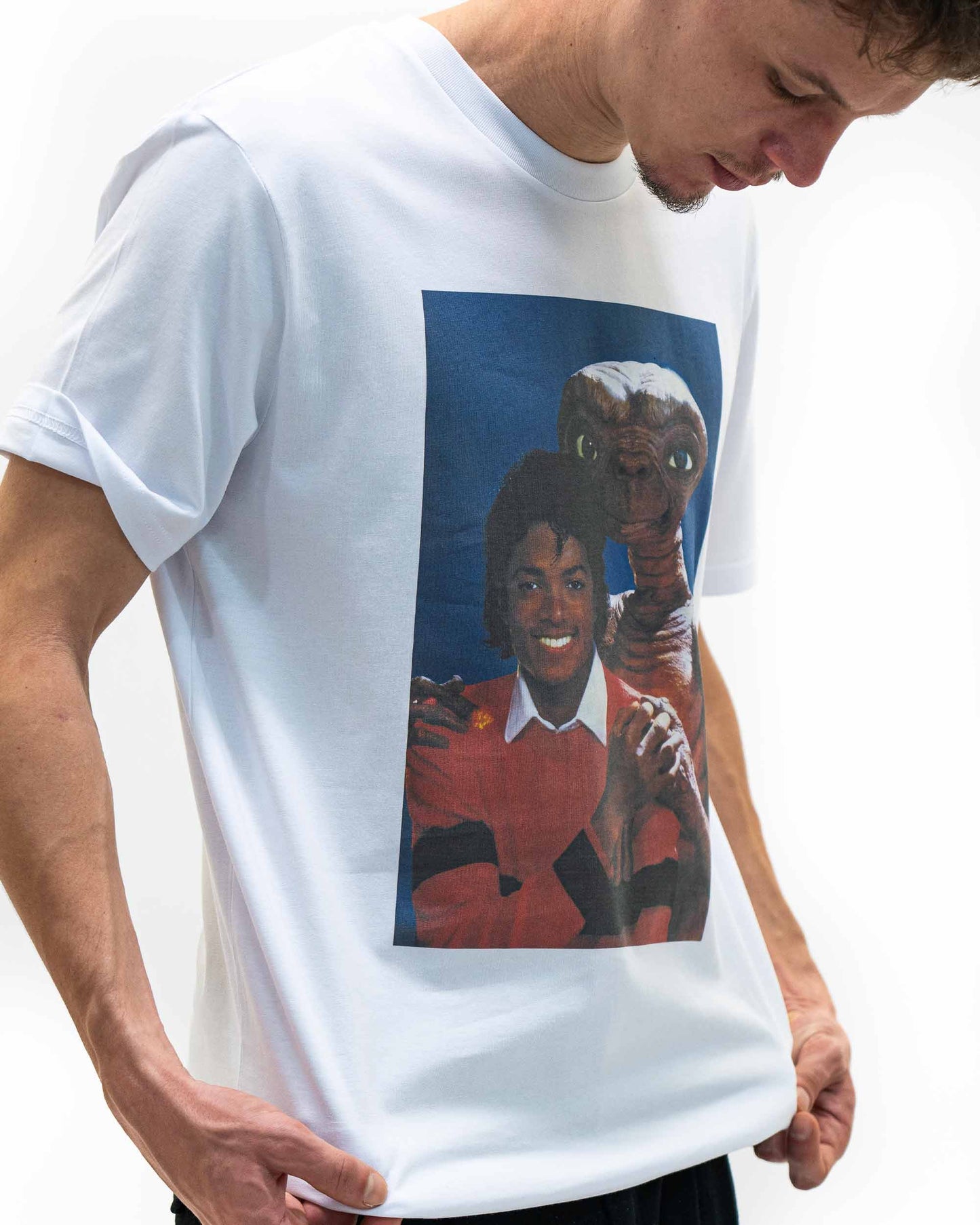 T-shirt unisex in cotone biologico con stampa E.T.