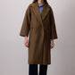 Cappotto oversize doppiopetto marrone