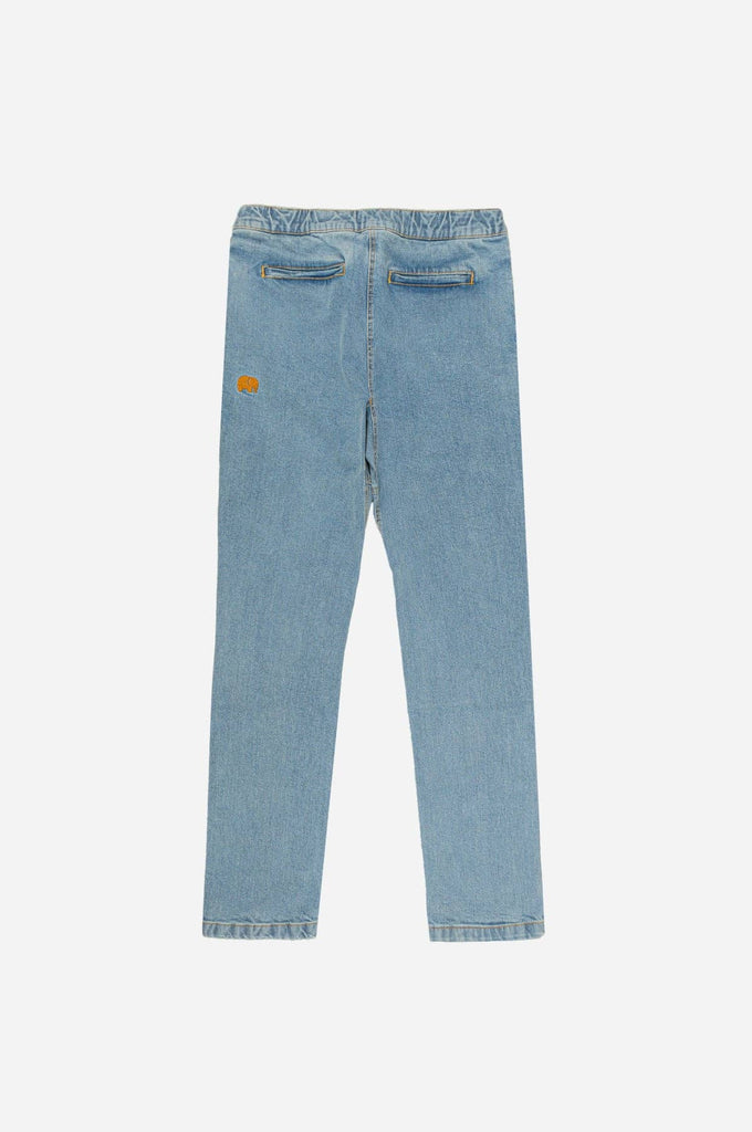 Pantaloni da arrampicata in denim riciclato lavaggio chiaro