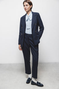 Blazer doppiopetto a quadri