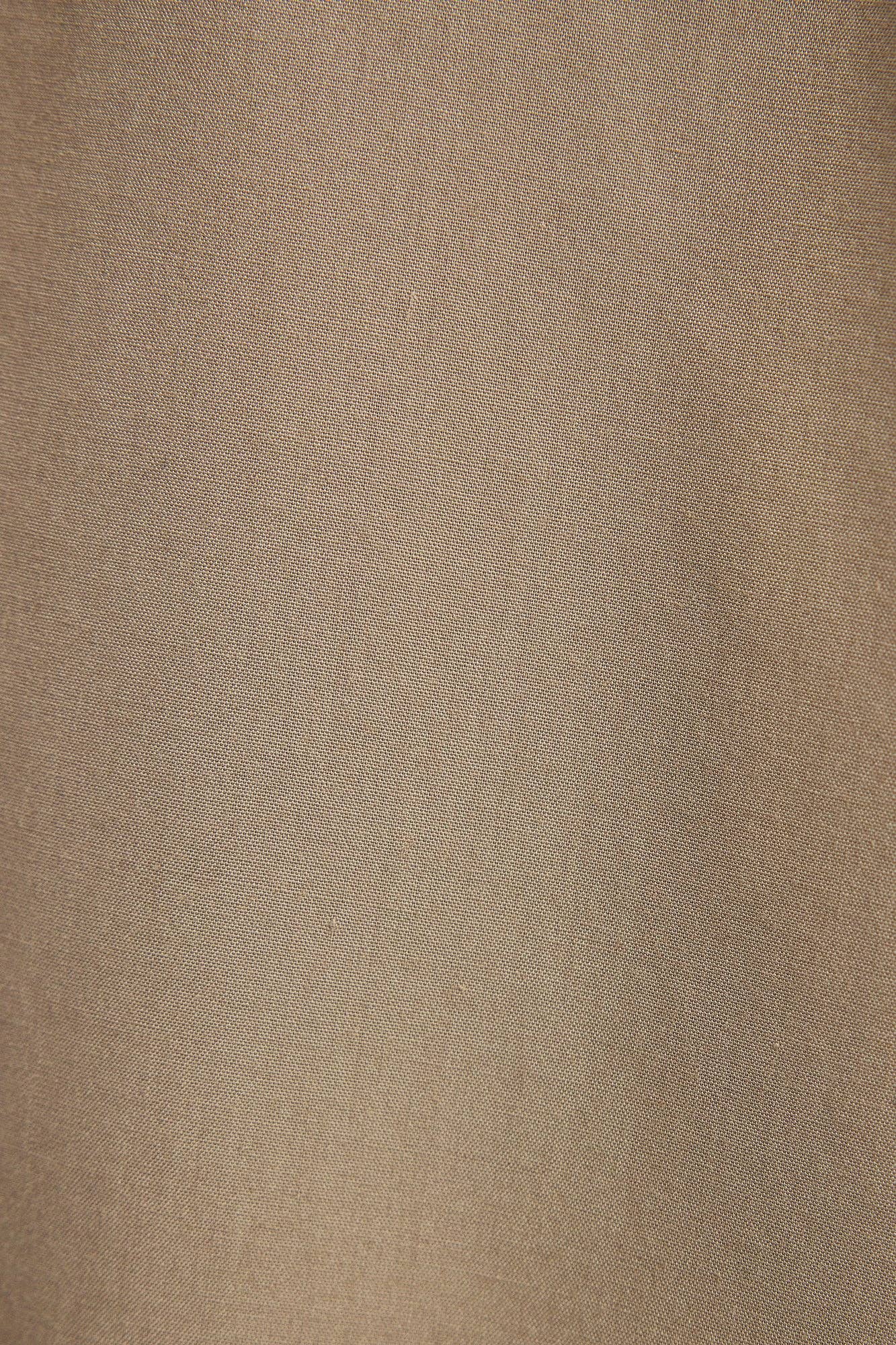 Camicia oversize in popeline misto cotone beige