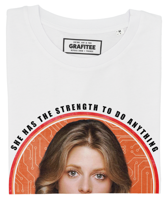 T-shirt unisex in cotone bio con stampa vintage anni ’70