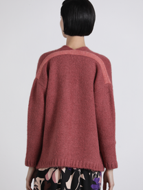Giacca aperta in maglia con tasche