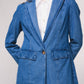 Blazer in denim da donna