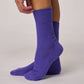 Calzini viola in lana d’angora