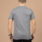 T-shirt uomo in grigio con stampa "Whiskey Will Do"
