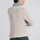 Giacca in maglia bouclé con scollo tondo