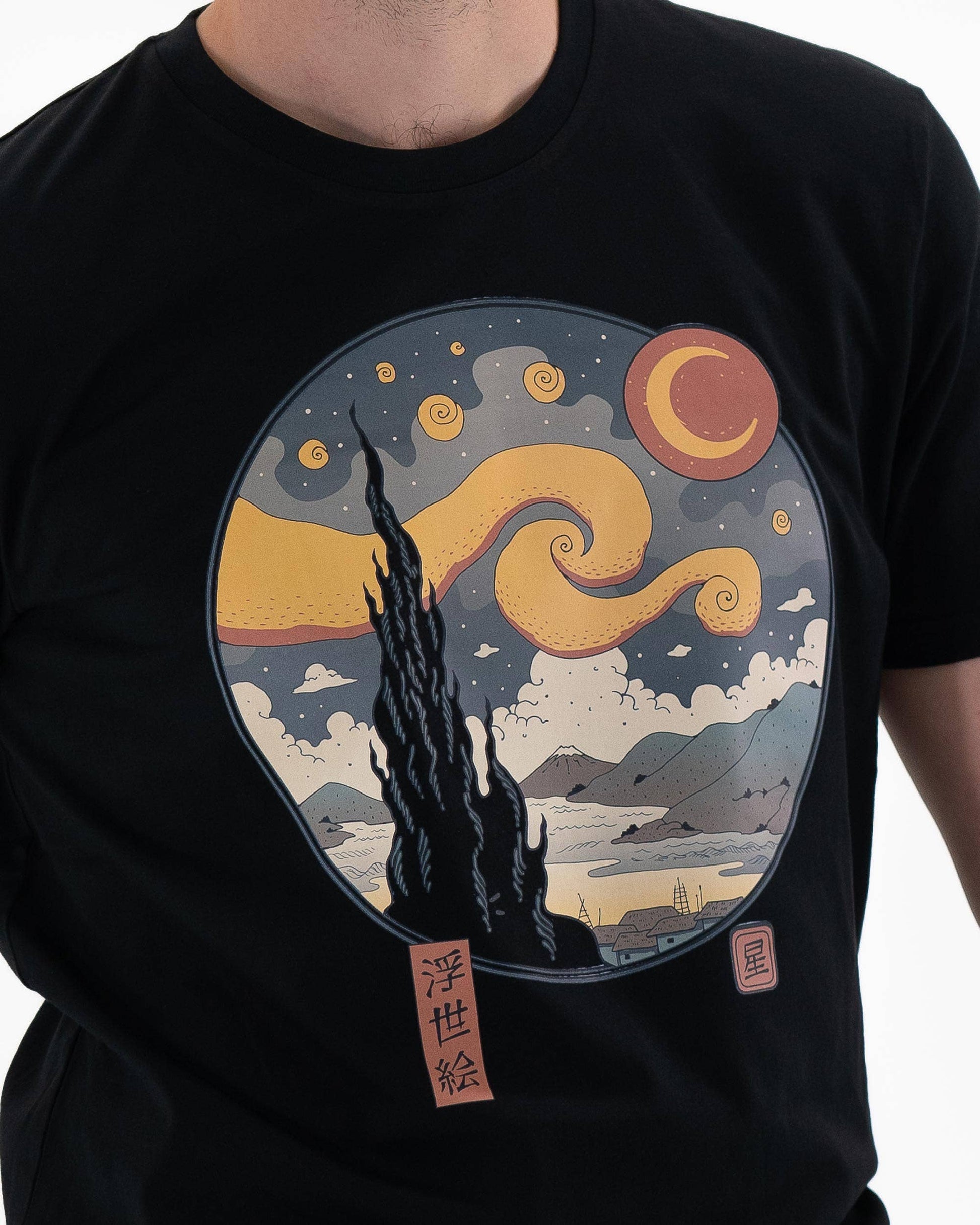 T-shirt La Notte Stellata in cotone biologico
