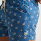 Costume da bagno uomo con logo etnico multicolore
