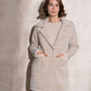 Cappotto midi effetto pelliccia a quadri