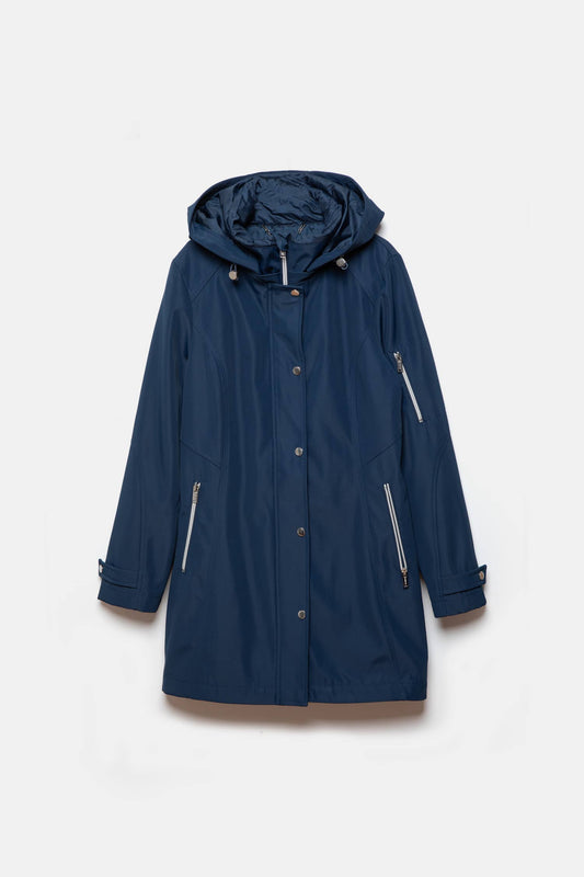 Parka con cappuccio e coulisse regolabile
