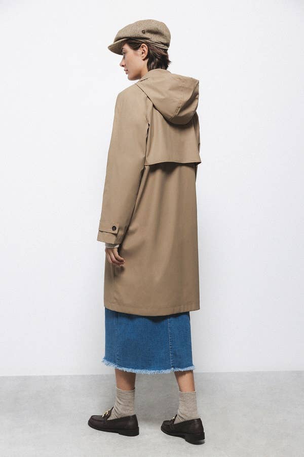 Parka con cappuccio da donna