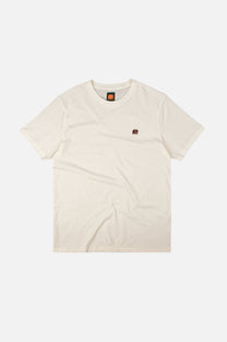 T-shirt essenziale in cotone biologico color naturale