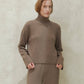Maglione dolcevita in misto cashmere