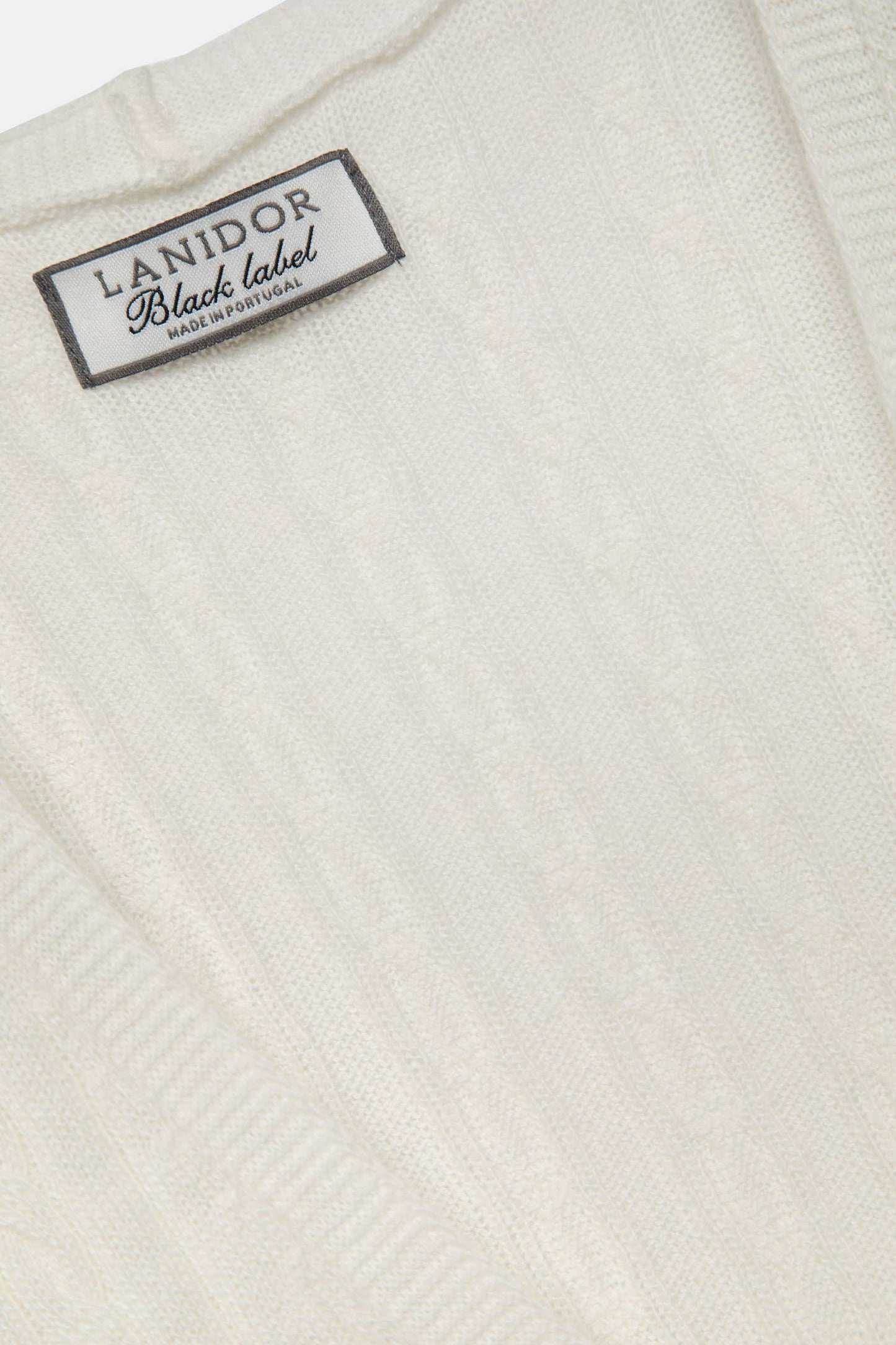 Gilet in maglia strutturata con scollo a V