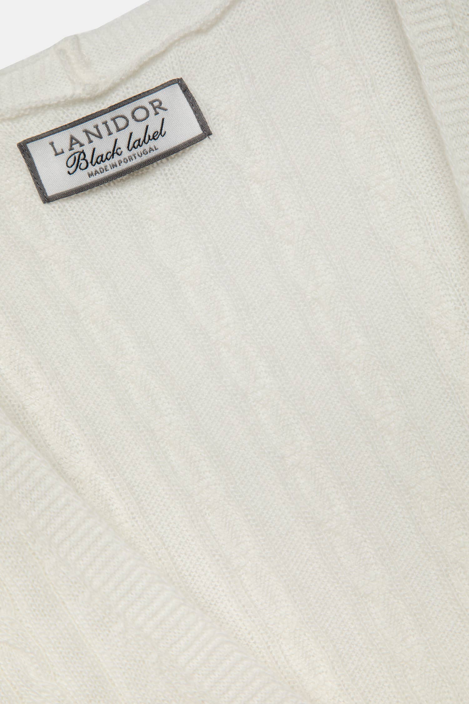 Gilet in maglia strutturata con scollo a V