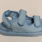 Sandali in denim con cinturini regolabili