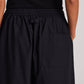 Pantaloni Thilde in popeline di cotone biologico neri