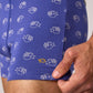 Boxer uomo in cotone biologico con stampa piranha