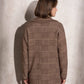 Cappotto midi effetto pelliccia a quadri