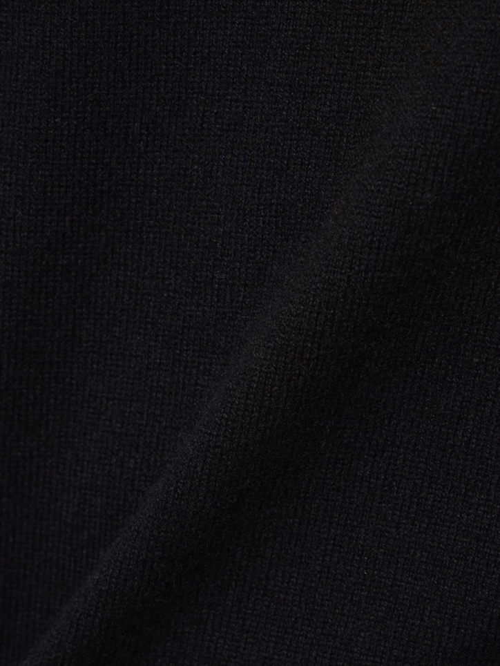 Cardigan mantella senza maniche in misto cashmere