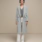 Cappotto lungo doppiopetto da donna