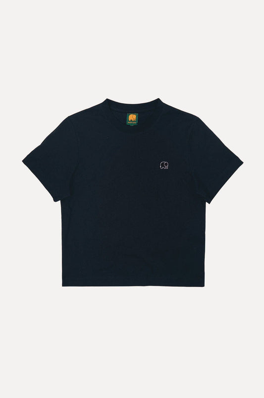 T-shirt donna Essential Organic nera