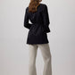 Camicia nera con paillettes