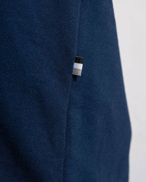 Polo uomo antimacchia bicolor in piqué