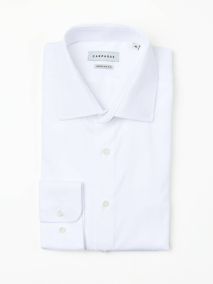 Camicia bianca regular fit da uomo