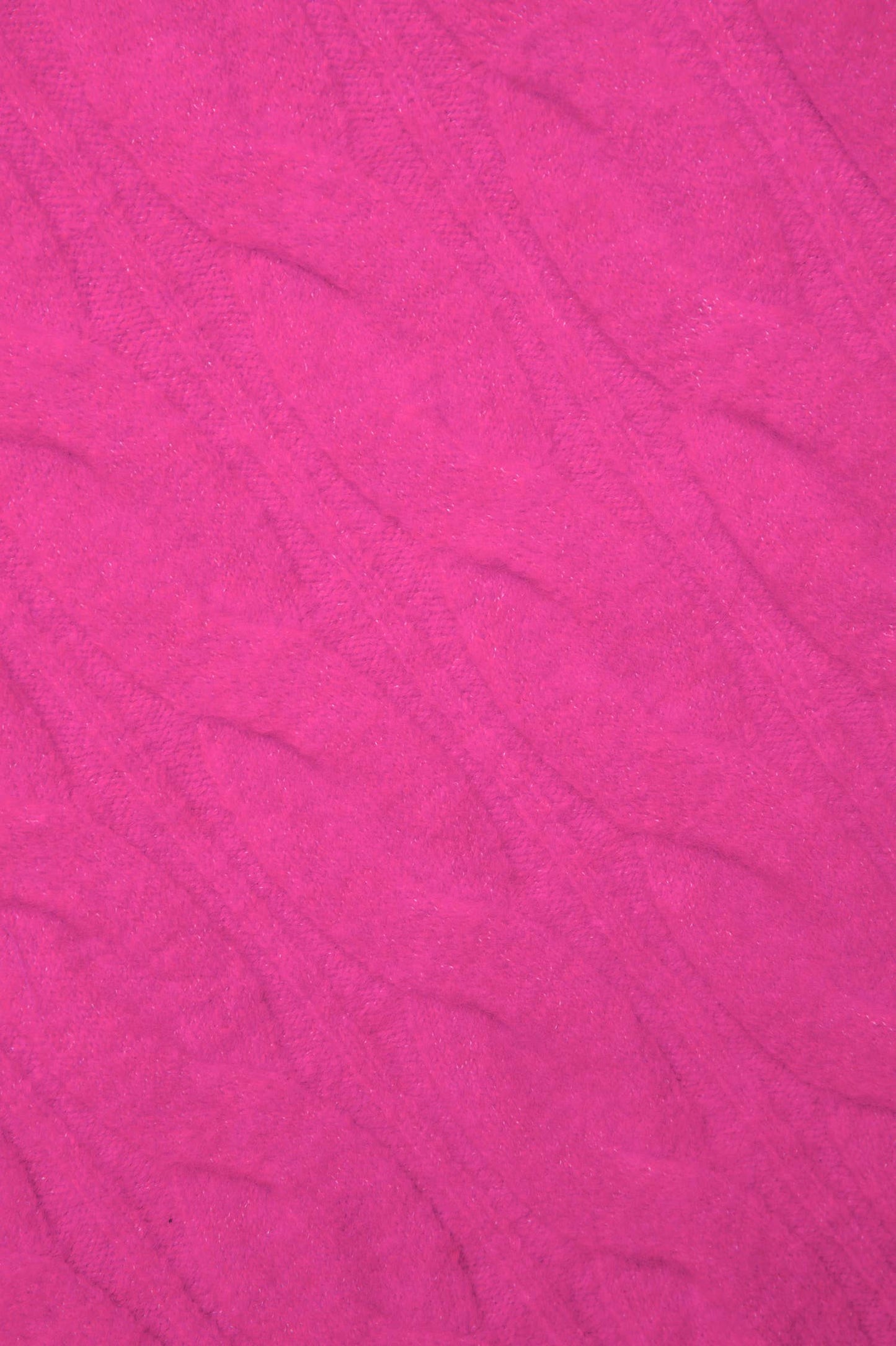 Maglione in maglia strutturata fucsia