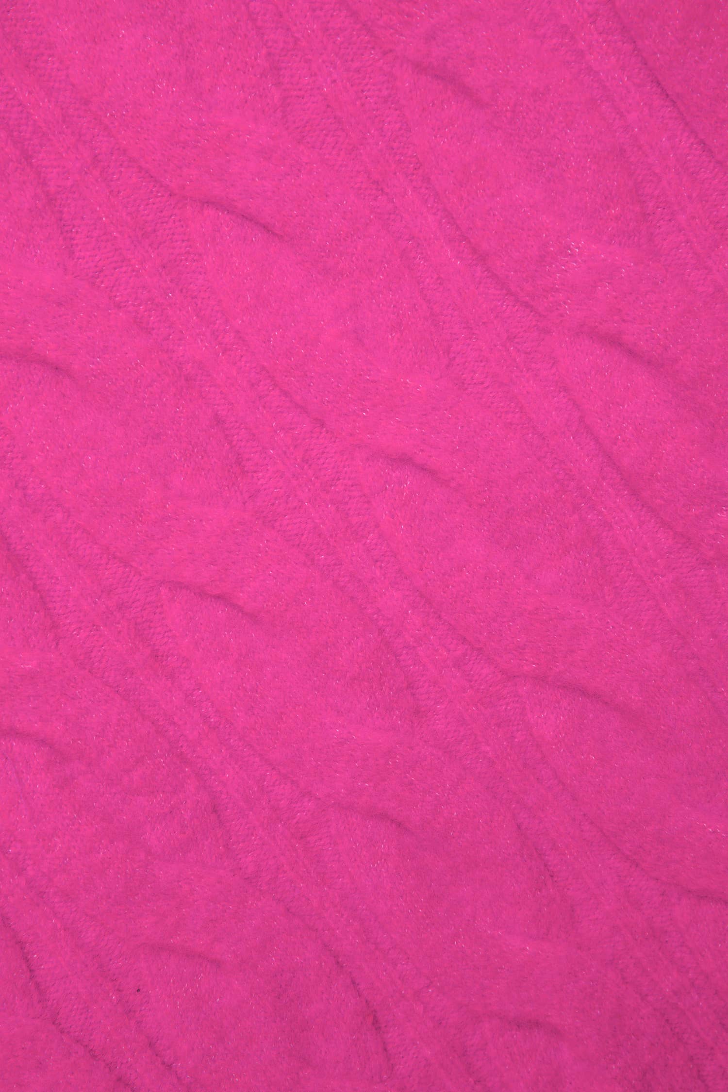 Maglione in maglia strutturata fucsia