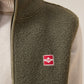 Gilet in pile Neve verde Deep Lichen