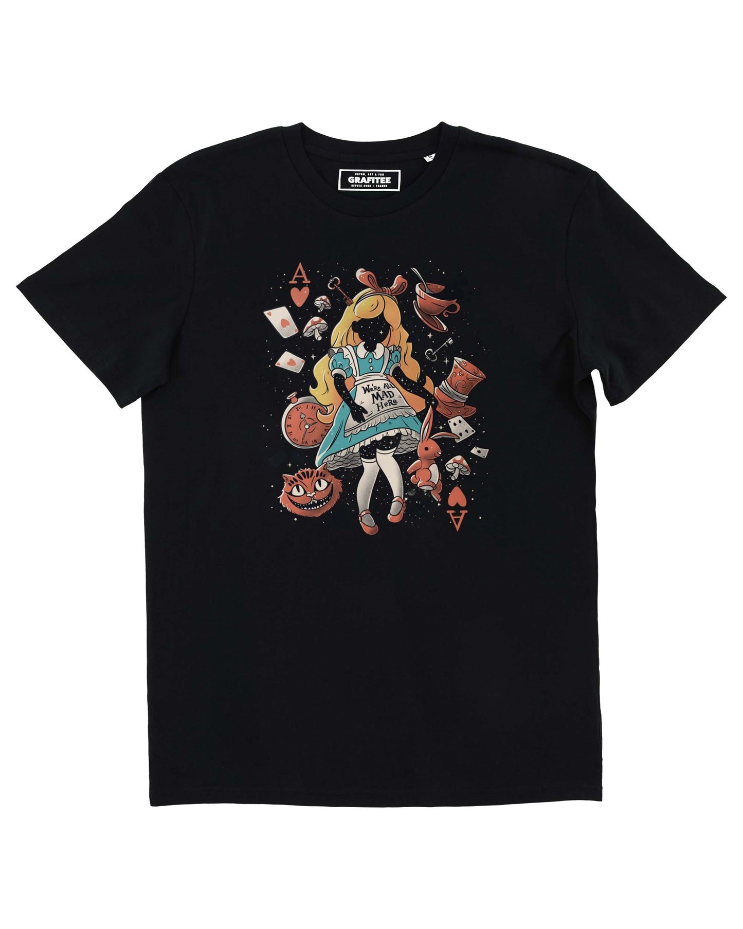 T-shirt Wonderland Girl con stampa Alice