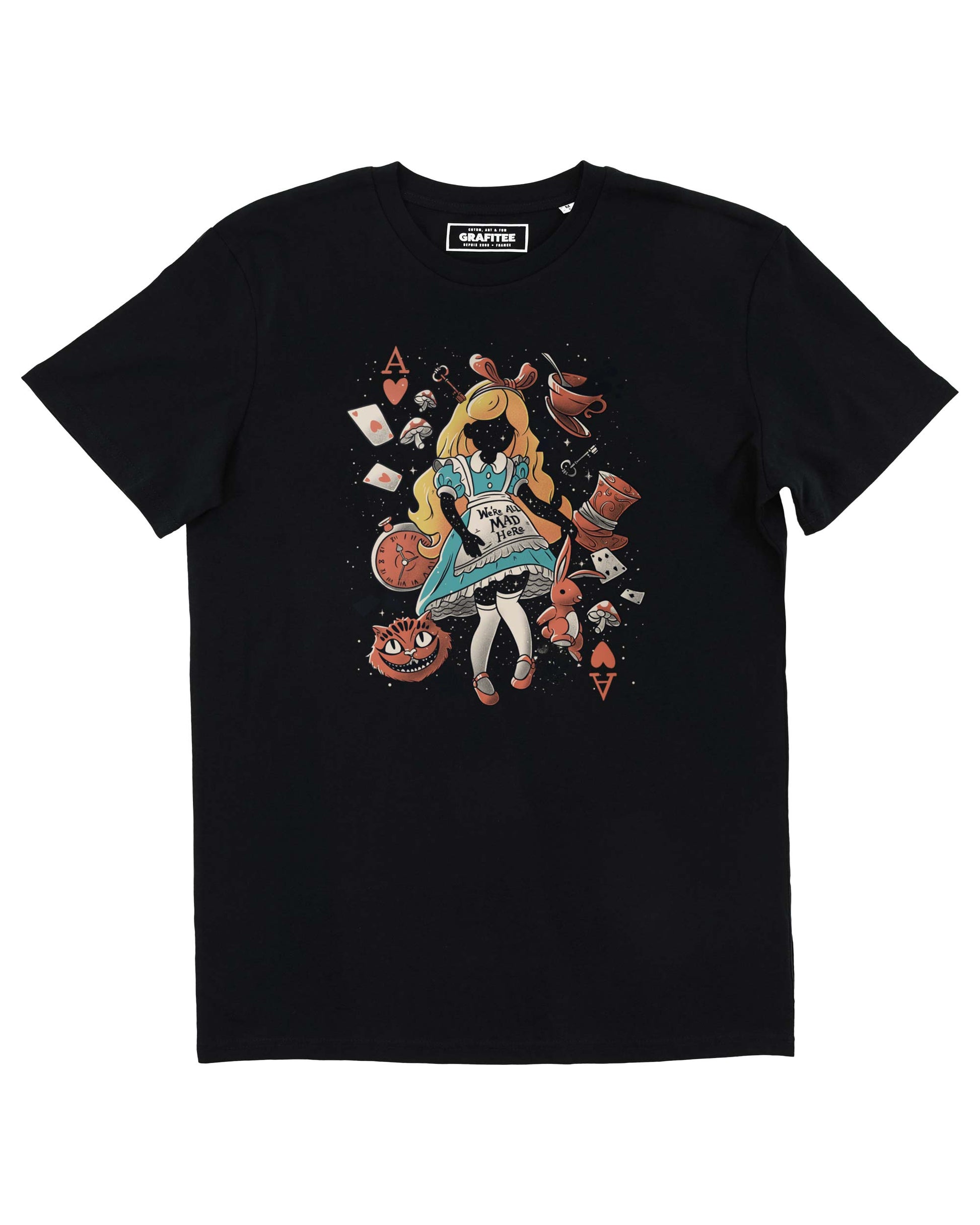 T-shirt Wonderland Girl con stampa Alice