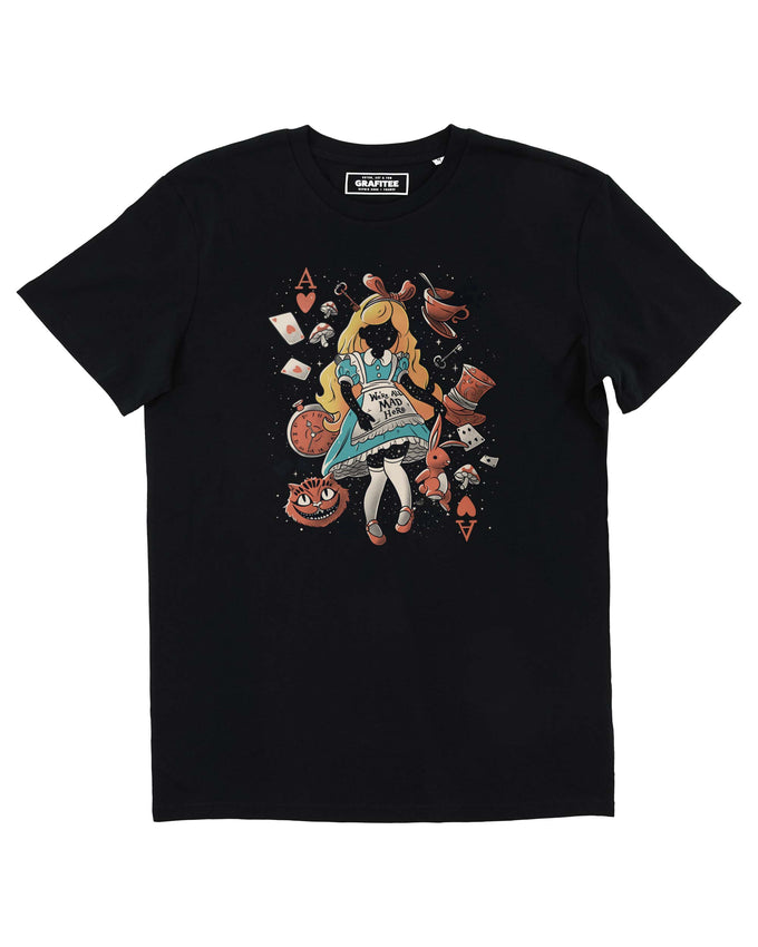 T-shirt Wonderland Girl con stampa Alice