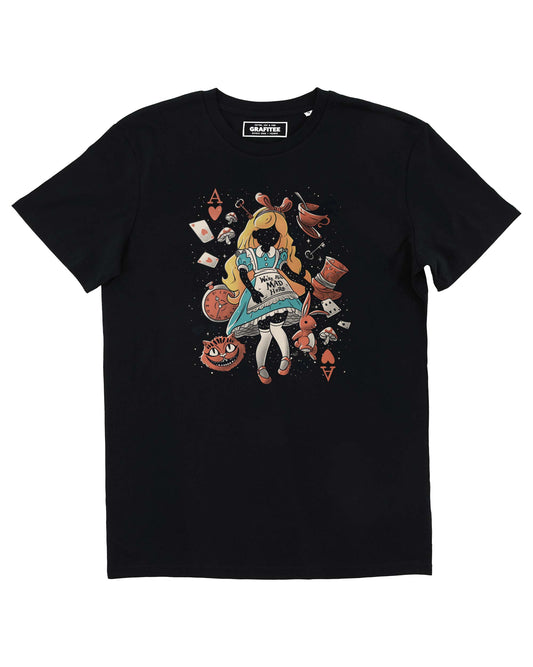 T-shirt Wonderland Girl con stampa Alice