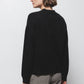 Maglione in maglia girocollo a coste