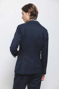 Blazer doppiopetto a quadri