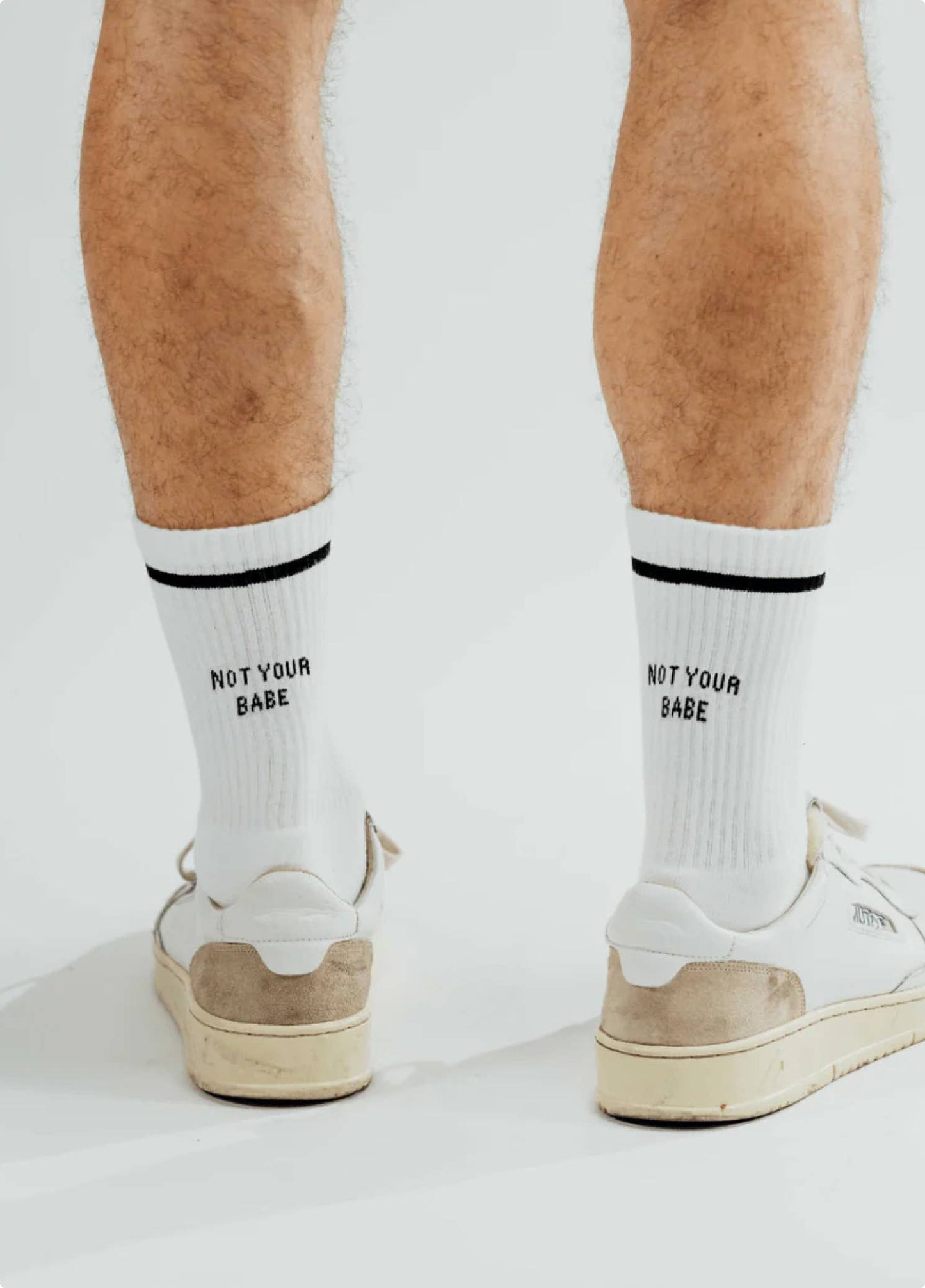 Calzini “Not Your Babe” in cotone biologico