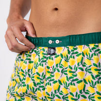 Boxer in cotone biologico con stampa agrumi