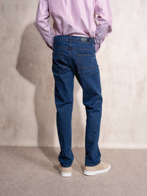 Jeans uomo in denim elasticizzato