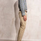 Pantaloni chino skinny in cotone stretch da uomo