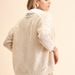 Cardigan in rete traforata in cotone