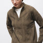 Maglione strutturato con zip al collo
