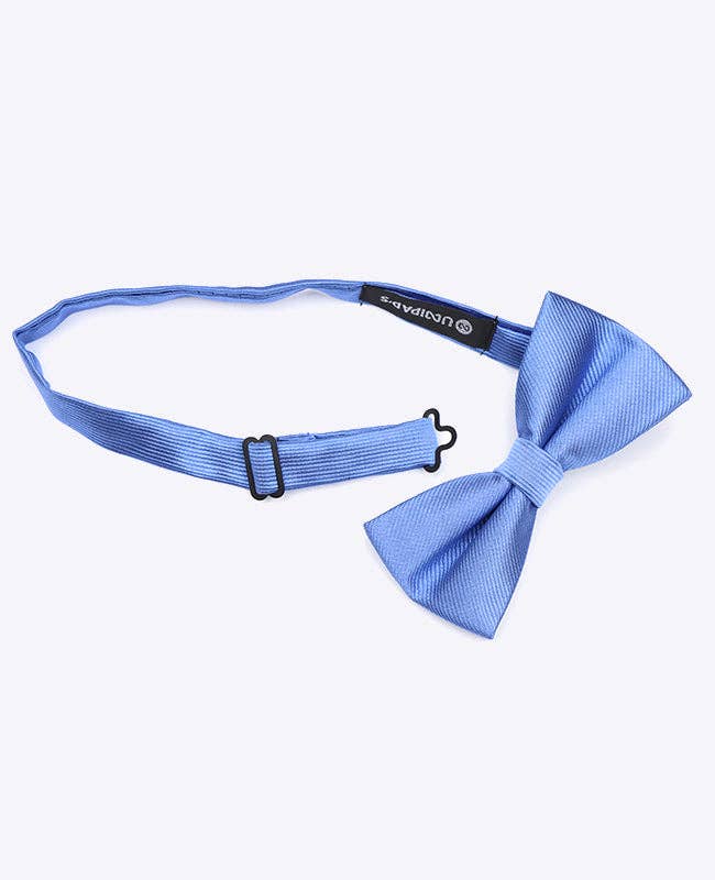Set papillon pre-annodato e fazzoletto da taschino rosa
