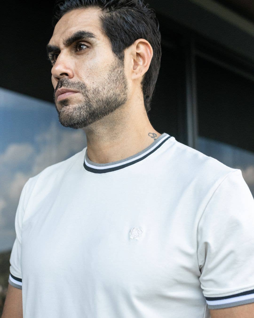T-shirt antimacchia Dante avorio