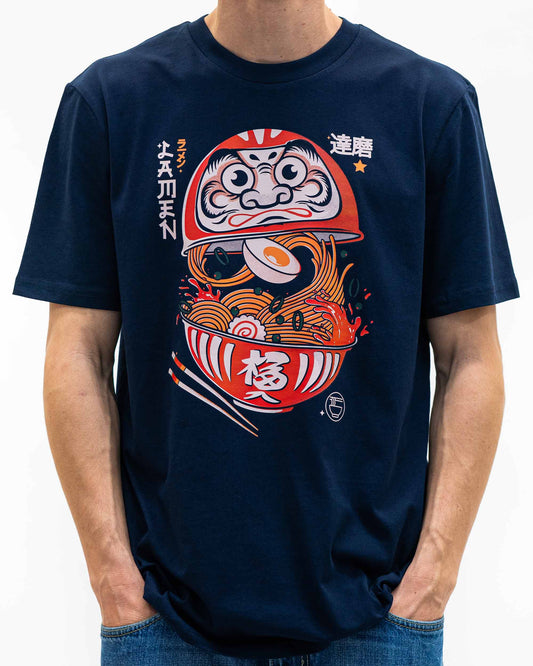 T-shirt Daruma Ramen Giapponese in Cotone Biologico