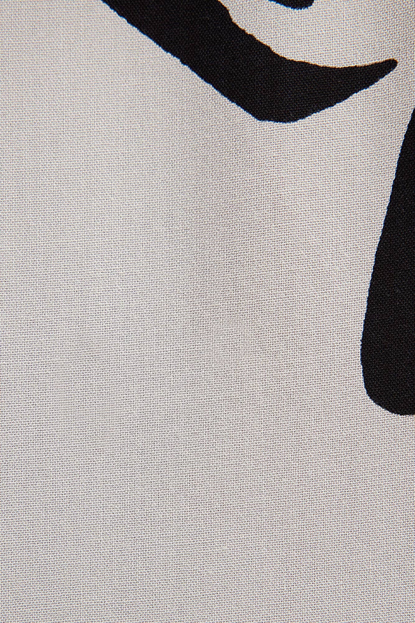Abito camicia lungo con stampa monocromatica